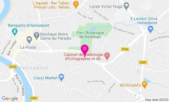Localisation Yves Pedech