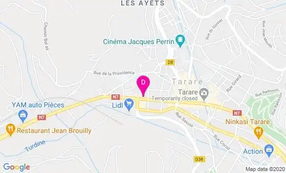 Localisation Nicolas Poncet