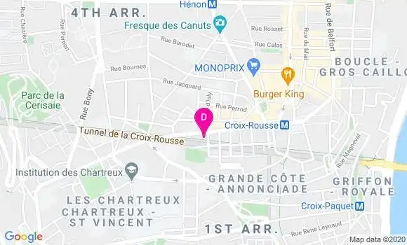 Localisation Raphaelle Gleize Bertin