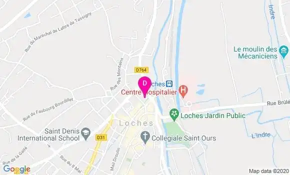 Localisation Damien Chambraud
