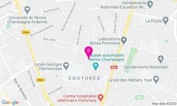 Localisation Vincent Hussenet