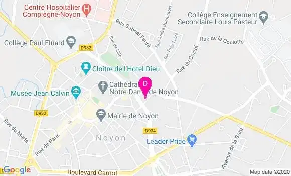 Localisation Colette Maurel Grandjanin