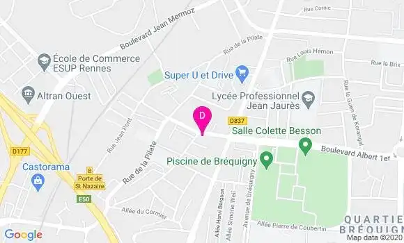 Localisation Agathe Facquez