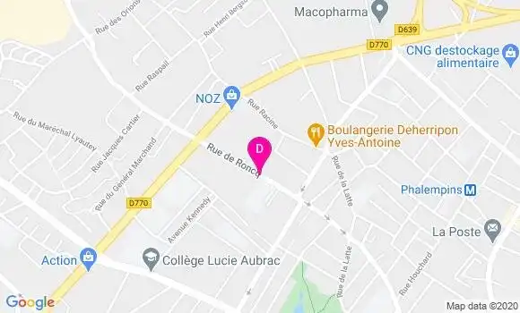 Localisation Anne Francoise Daudre Constant