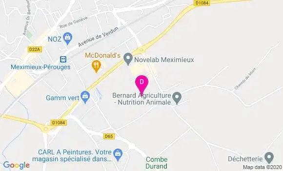 Localisation Cyril Frenay