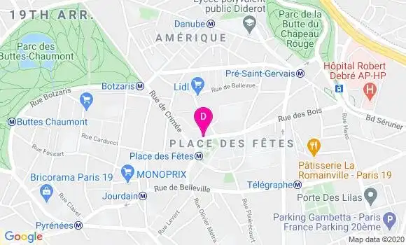 Localisation Benjamin Lascar