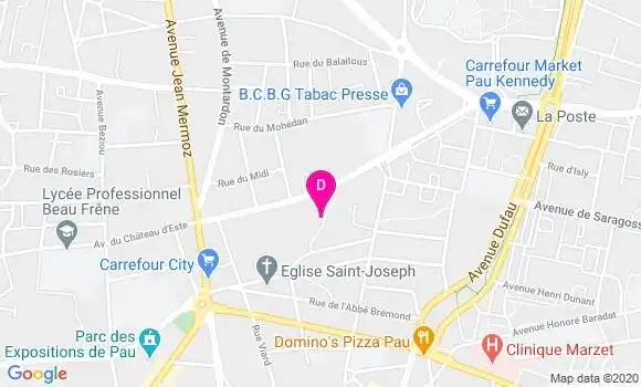 Localisation Thierry Prat