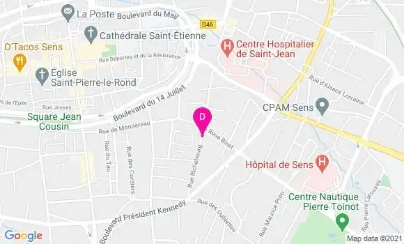 Localisation Patricia Gervais