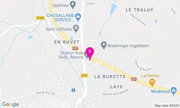 Localisation Blandine Le Dirat