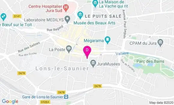 Localisation Catherine Bourgougnon