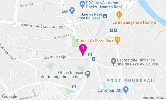Localisation Catherine Sejourne Roger