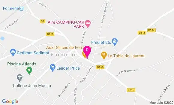 Localisation Pascale Paulin Bonamy