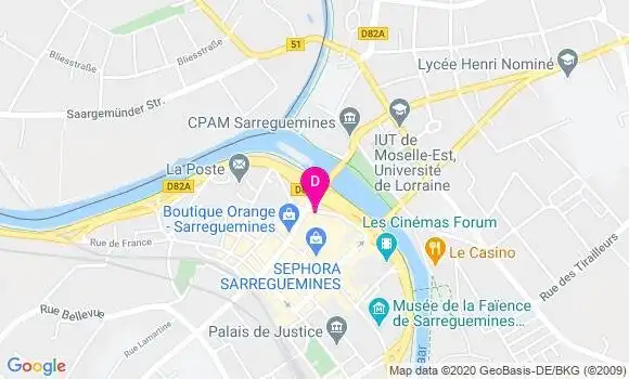 Localisation Colette Brandt Gerard