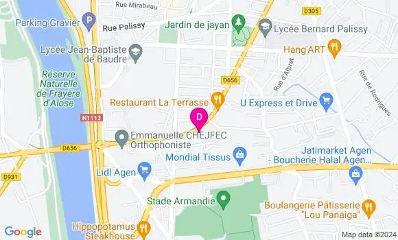 Localisation Camille Fatas