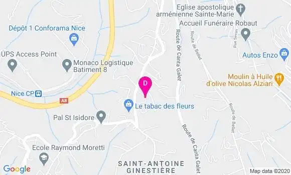 Localisation Sandrine Valent