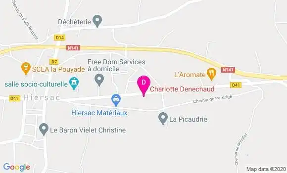 Localisation Charlotte Denechaud