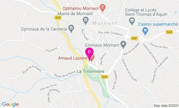 Localisation Arthur Costantini