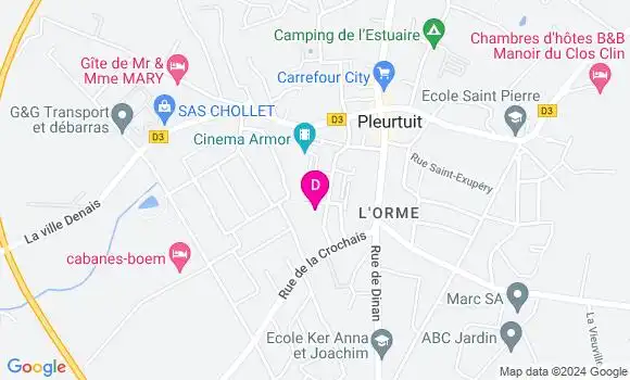 Localisation Paul Edouard Bourgois