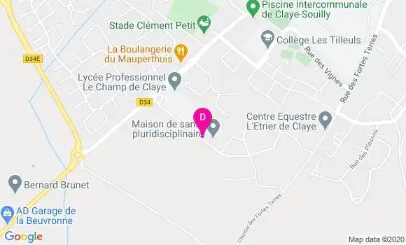 Localisation Antoine Vadrot