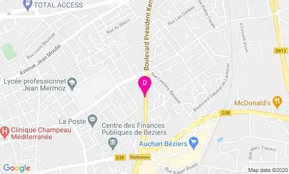 Localisation Michel Cathalifaud
