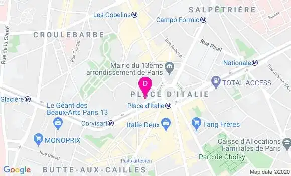 Localisation Remi Brunel