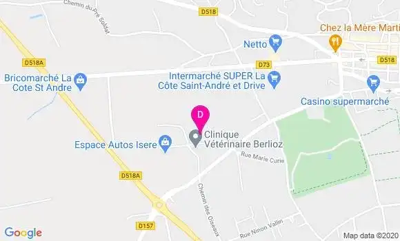Localisation Andre Franck Renaud