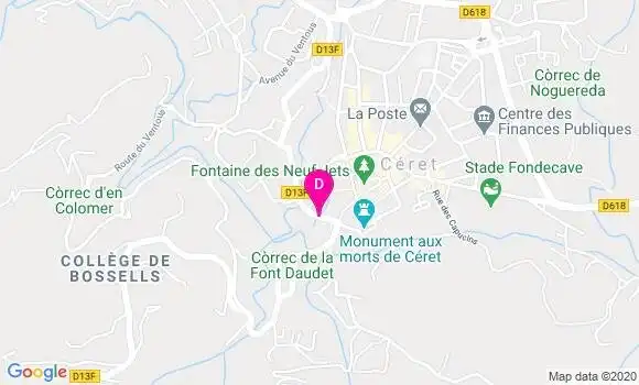 Localisation Philippe Sissmann