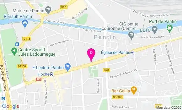 Localisation Isabelle Jeanne