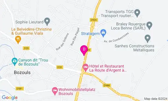 Localisation Eva Dominice
