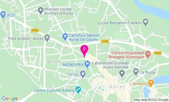 Localisation Jean Mahouas