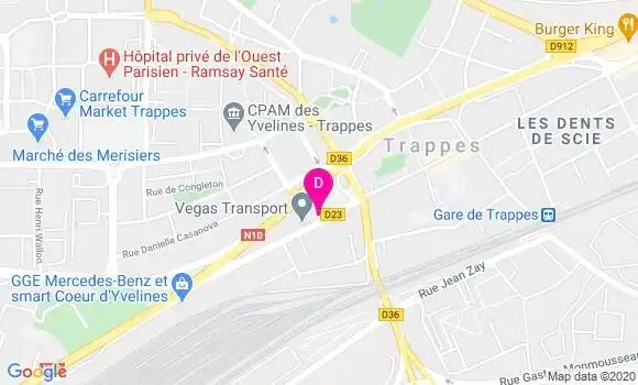 Localisation Yvette Sissoko
