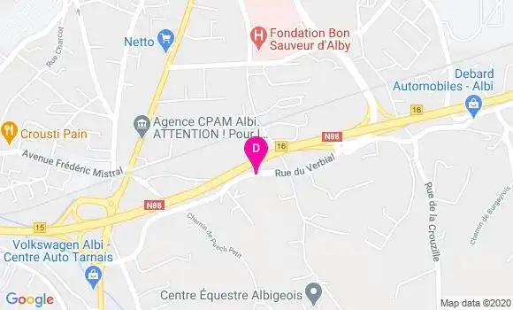 Localisation Anne Escautier