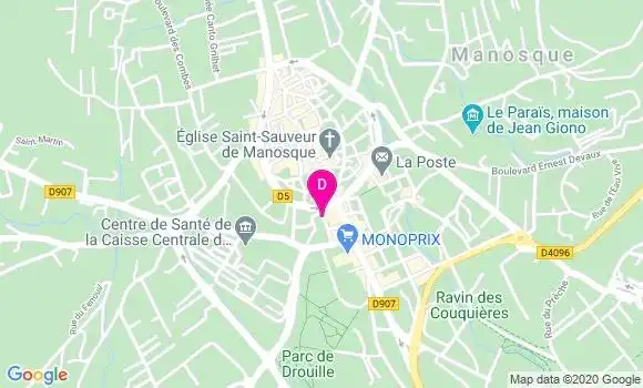 Localisation Thomas Touchet