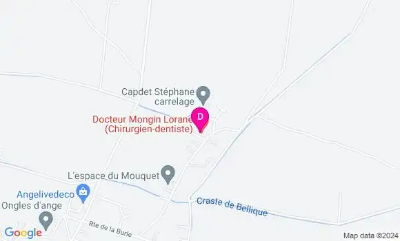 Localisation Lorane Mongin