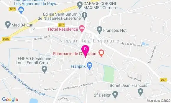 Localisation Coline Vayssiere