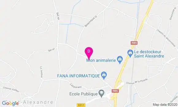 Localisation Nathalie Turrel Vinson