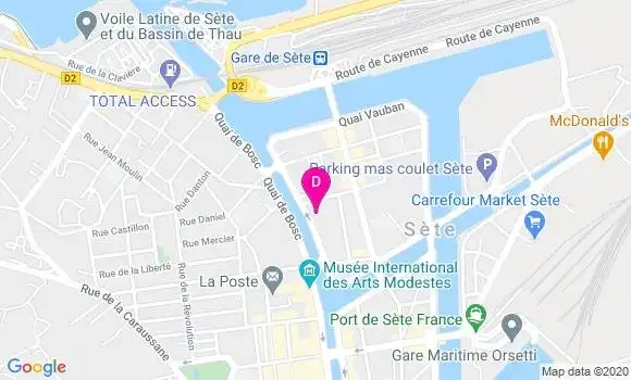Localisation Fabrice Costantini