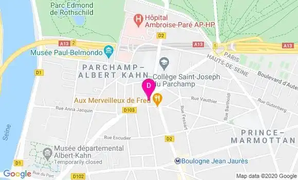 Localisation Caroline Billard Pochon