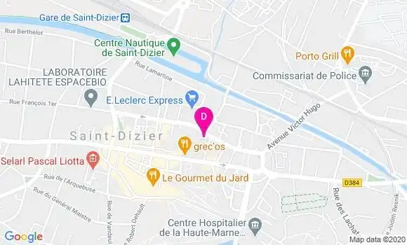 Localisation Sandrine Couaillier