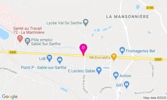 Localisation Muriel Jamin