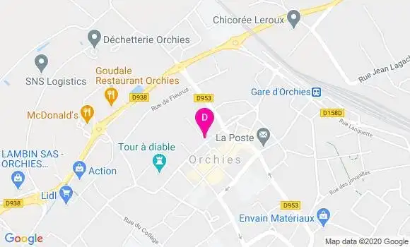 Localisation Martine Dessein Pinet