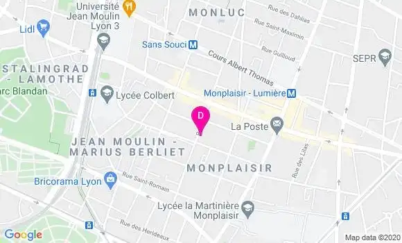 Localisation Juliette Digoutte