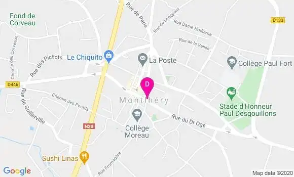 Localisation Fabrice Jamet