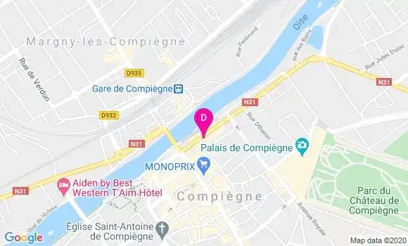 Localisation Antoine Marque