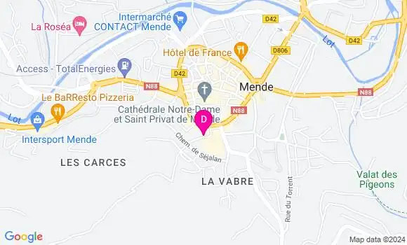 Localisation Laurent Mourie