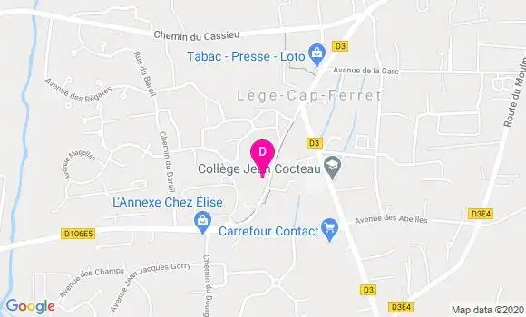 Localisation Adeline Pigeau