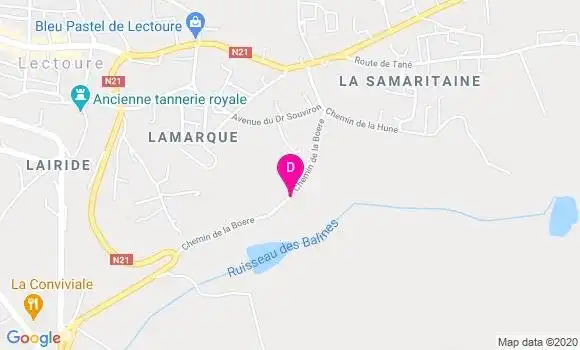 Localisation Francoise Dubreuil Bellefont