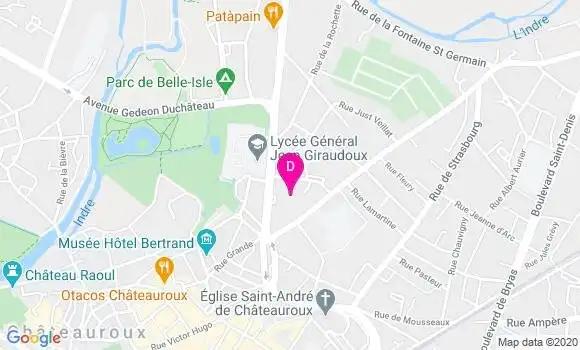 Localisation Laurianne Giraudeau