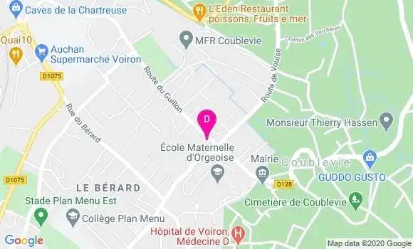 Localisation Marion Lecointre Pigeon
