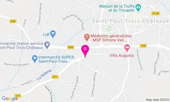 Localisation Sophie Chambert Armand